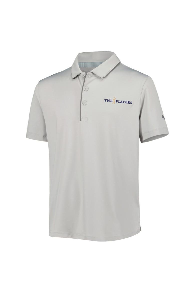 Youth Puma Gray THE PLAYERS MATTR Bridges Polo, Alternate, color, Gray