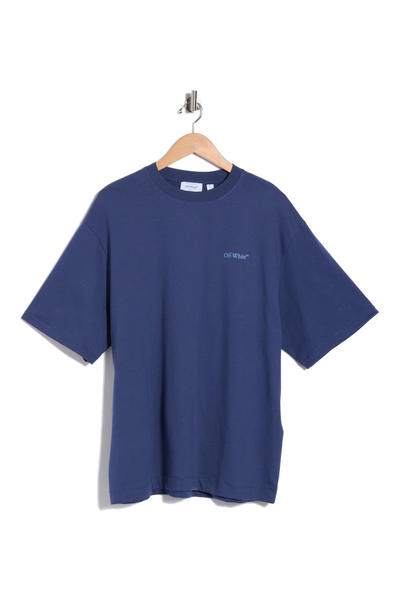 Tape Arrow Graphic T-Shirt, Alternate, color, DARK BLUE