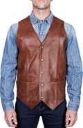 Missani Le Collezioni Vintage Leather Vest