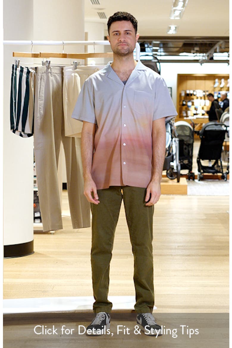 Sunset Weekend Short Sleeve Performance Button-Up Shirt video