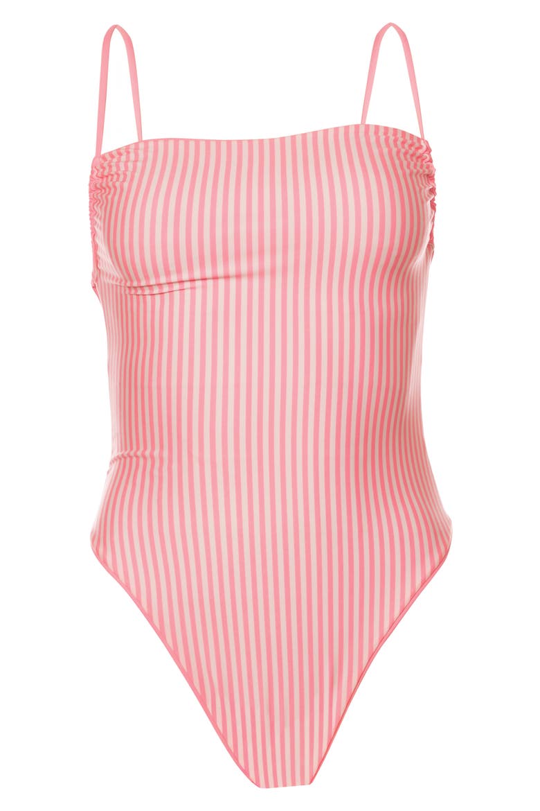 Pink Brittany One-Piece Swimsuit, Alternate, color, PINK