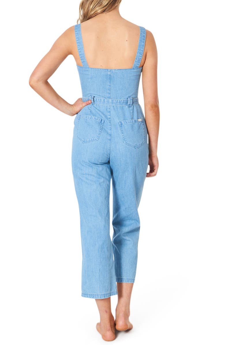 Rip Curl Golden Days Chambray Jumpsuit, Alternate, color, 