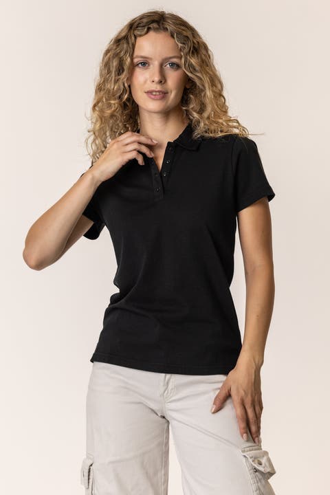 Women's Organic Cotton Polo Shirts