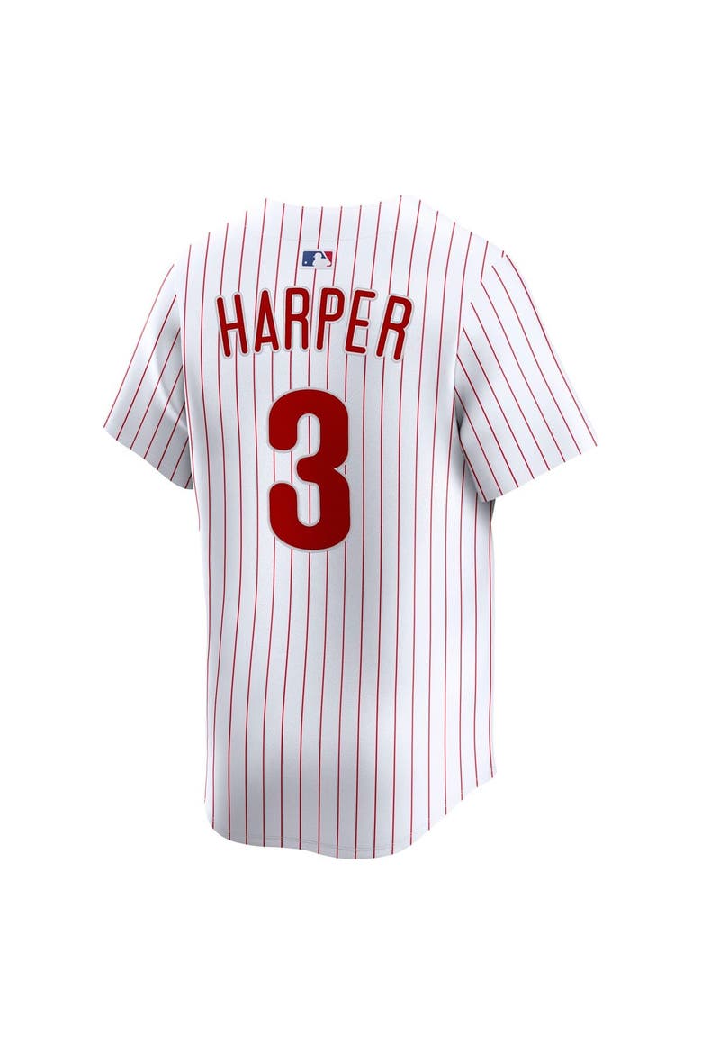 Men's Nike Bryce Harper White Philadelphia Phillies Home Limited Player Jersey, Alternate, color, White