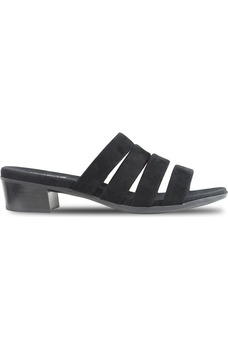 Munro Adrianne Sandal, Alternate, color, Black Suede