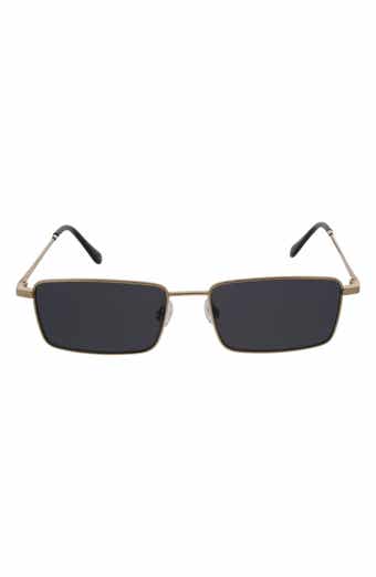 BCBGeneration 58mm Metal Rectangle Sunglasses