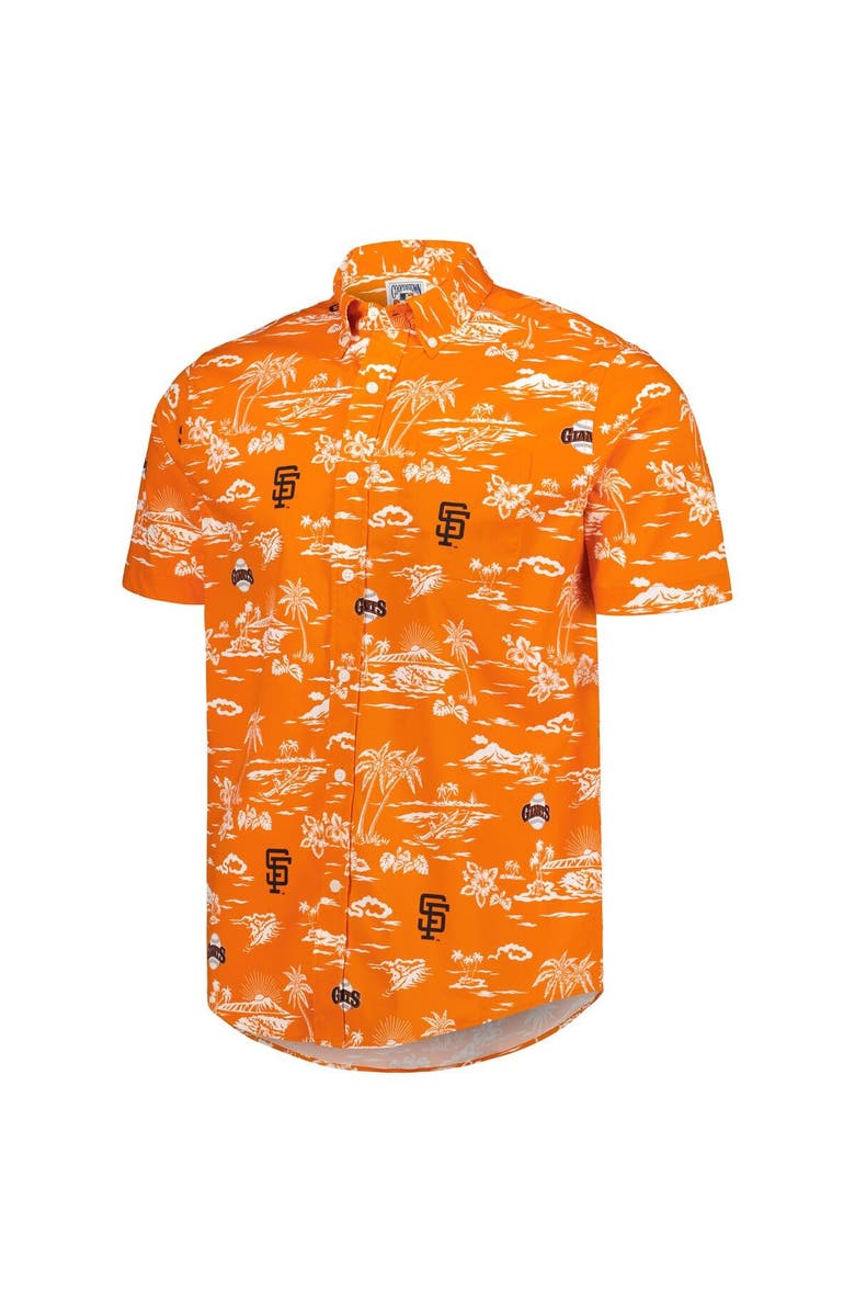Reyn Spooner Men's Reyn Spooner Orange San Francisco Giants Kekai Button-Down Shirt, Alternate, color,