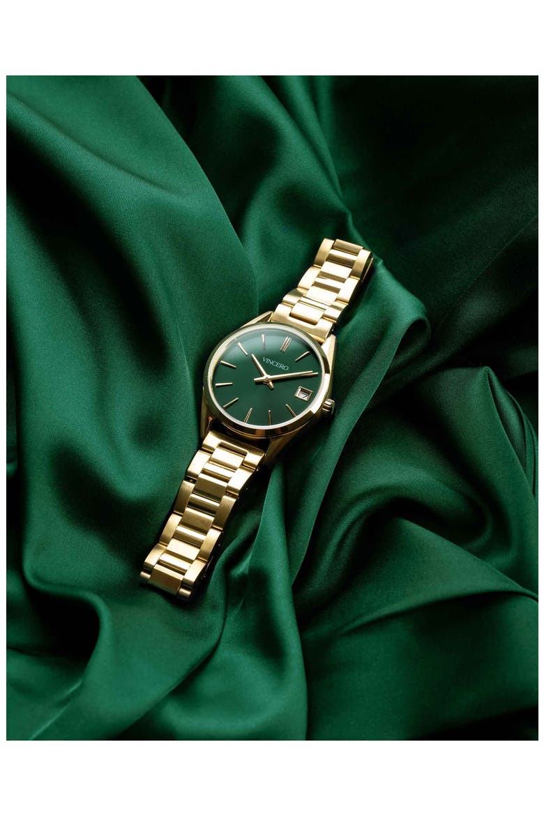 The Harper Bracelet Watch, 29mm, Alternate, color, GOLD/GREEN