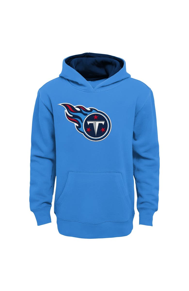 Outerstuff Youth Light Blue Tennessee Titans Prime Pullover Hoodie, Main, color, Light Blue