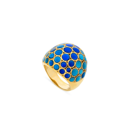 Bubble Signature Gold Vermeil Ring