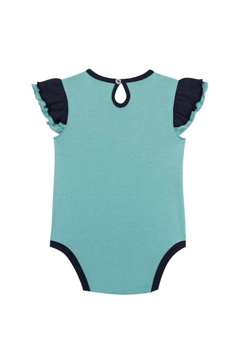 Outerstuff Girls Infant Navy/Light Blue Seattle Kraken Two-Pack Training Bodysuit Set, Alternate, color, Navy