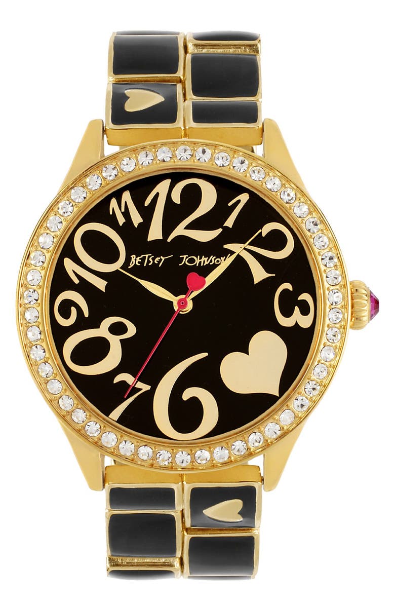 Betsey Johnson Round Bracelet Watch, 42mm, Alternate, color, 