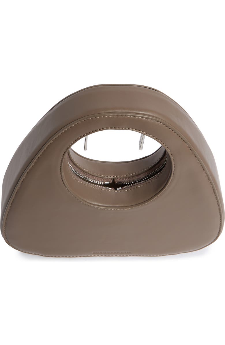 BCBG Structured Mini Handbag, Alternate, color, Taupe