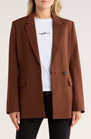 rag & bone Roxanne Wool Blend Blazer