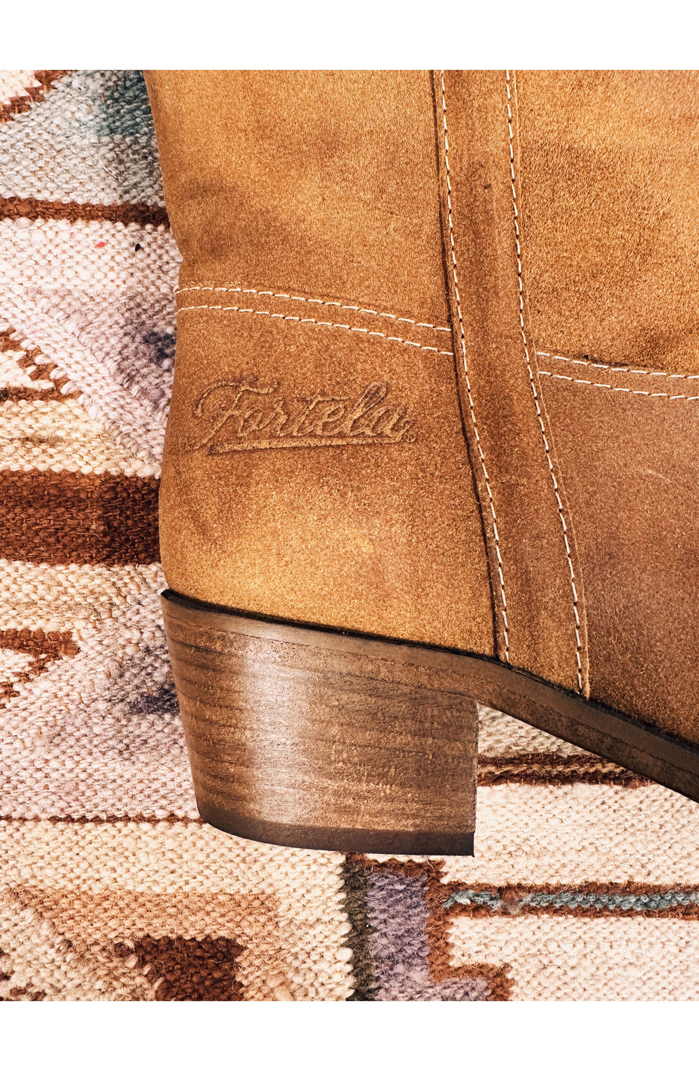 Fortela Camperos Western Boots, Alternate, color, Almond