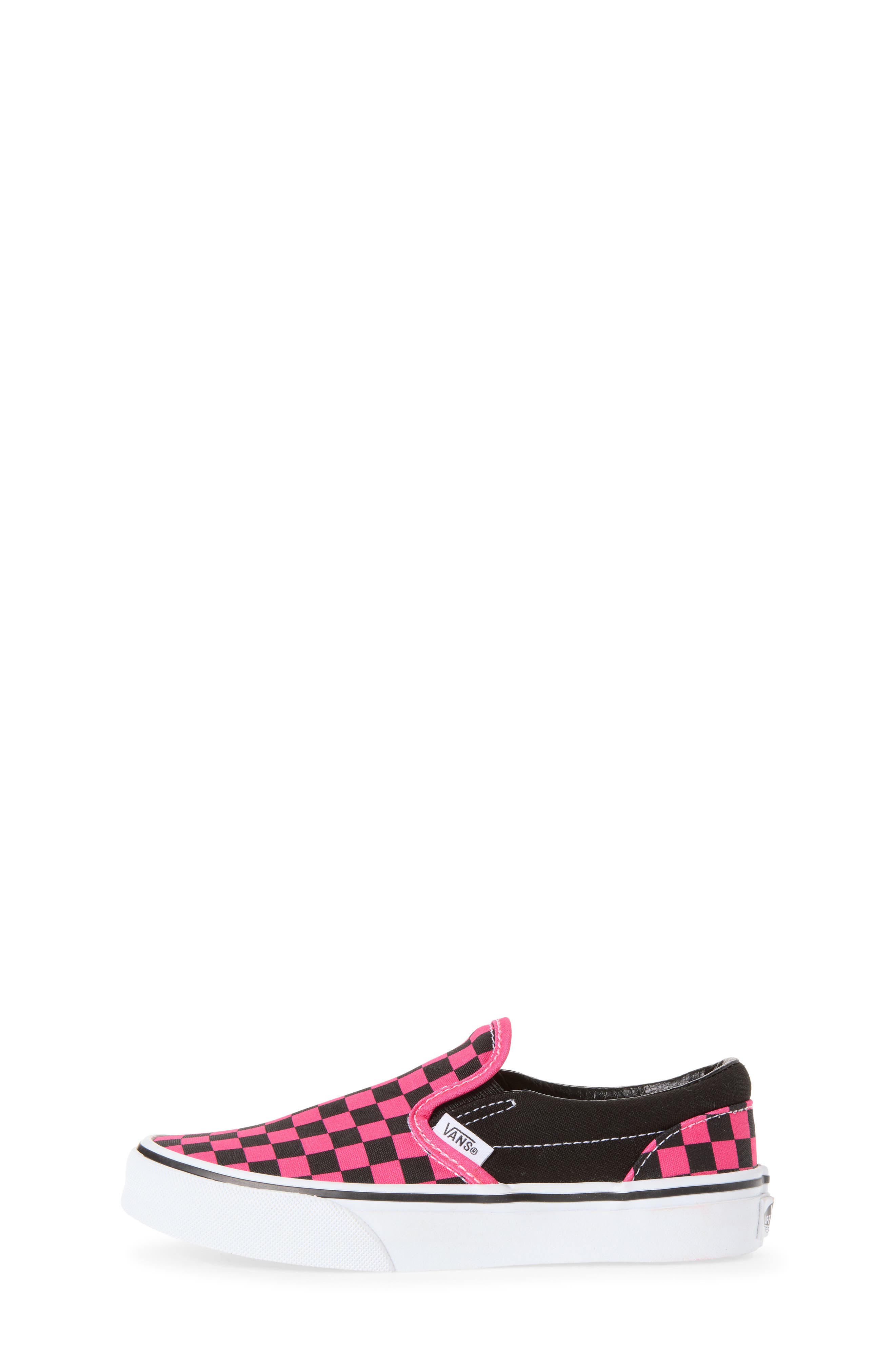 Kids' Classic Slip-On Sneaker, Alternate, color, CHBD BLKPK