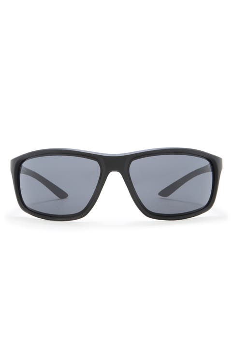 Adrenaline 66mm Rectangular Sunglasses