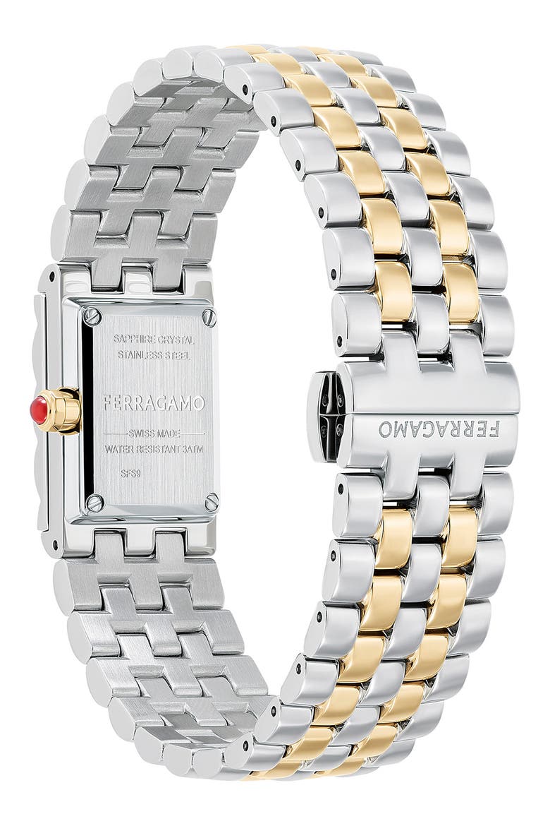 Secret Bracelet Watch, 18.5mm x 30mm, Alternate, color, TWO TONE