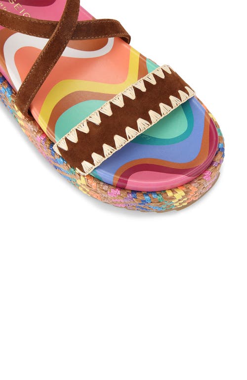 Kurt Geiger London Chelsea Flatform Sandal In Multi