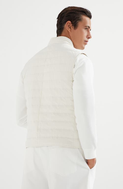 BRUNELLO CUCINELLI BRUNELLO CUCINELLI LIGHTWEIGHT DOWN VEST