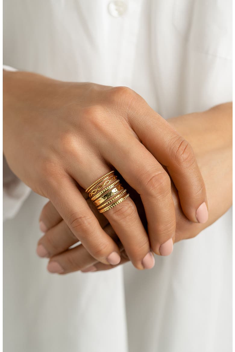 Stacked Ring, Alternate, color, GOLD