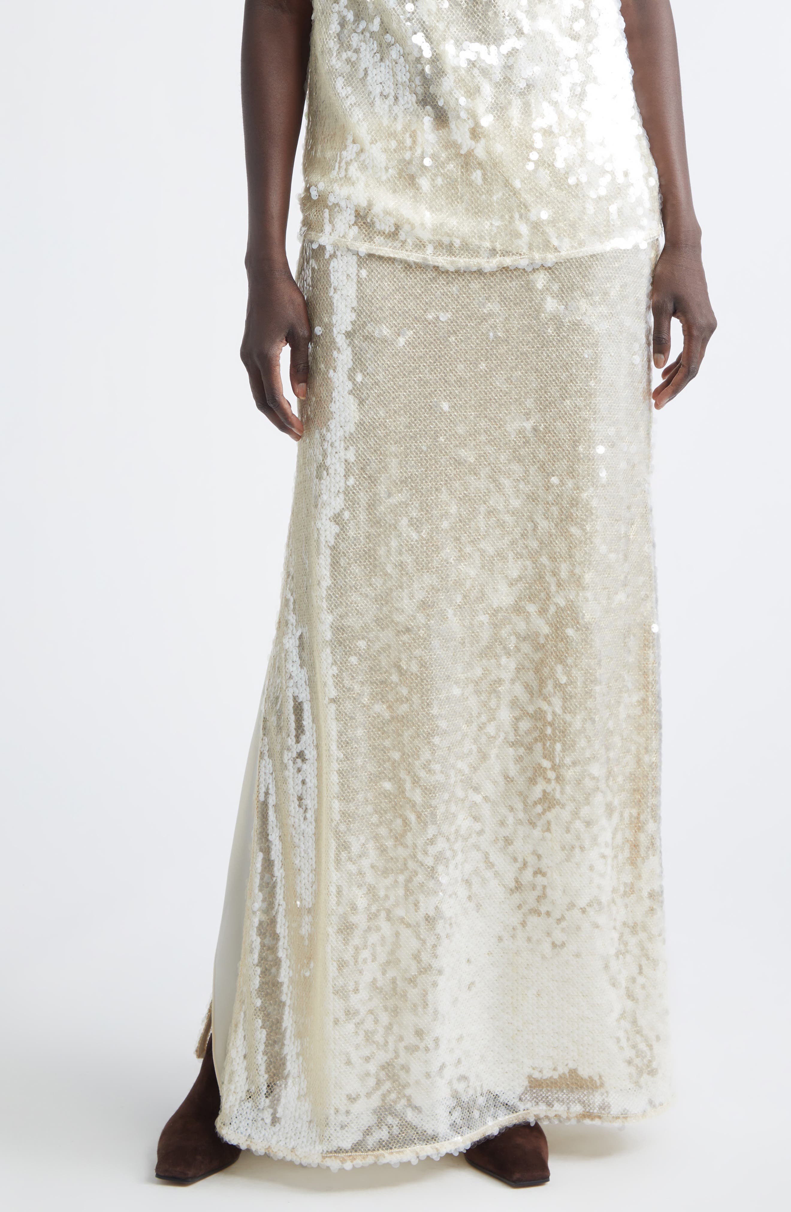 Linnie Sequin Skirt