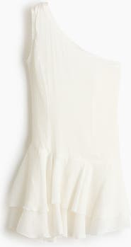 H&M Flounced One-shoulder Dress