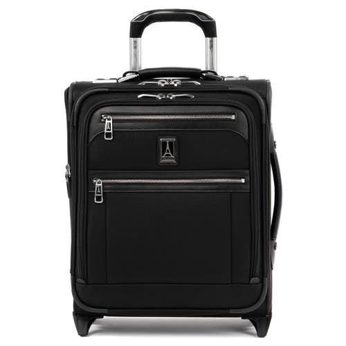 Travelpro Platinum Elite Softside Expandable Carry-on 16-inch 2 Wheel Luggage In Shadow Black