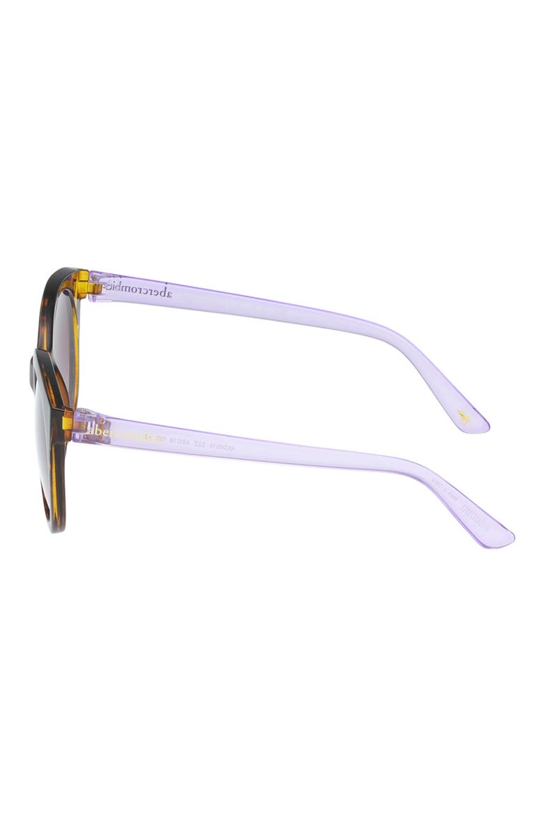 Kids' Gradient Geometric Sunglasses, Alternate, color, DARK HAVANA / GRADIENT