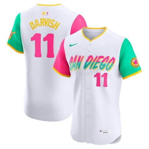 Men's Nike Yu Darvish White San Diego Padres City Connect Elite Player Jersey