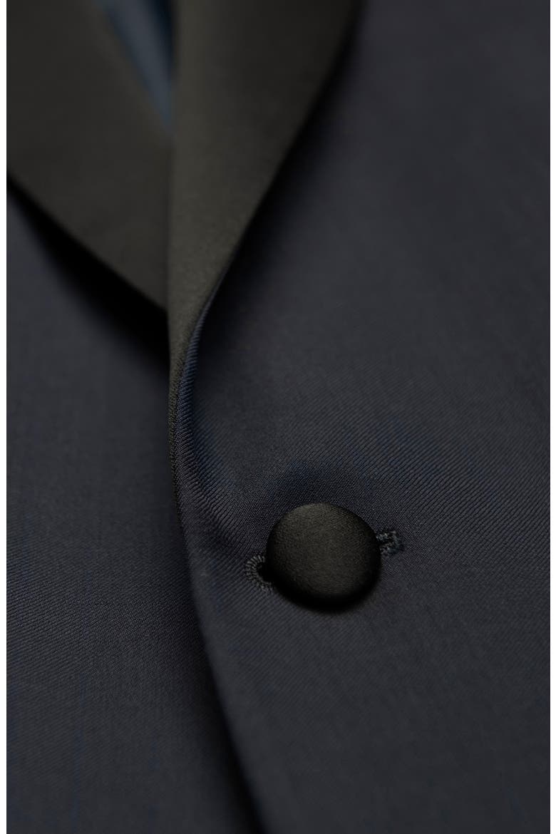 Water Repellent Ice Wool Tuxedo, Alternate, color, NAVY