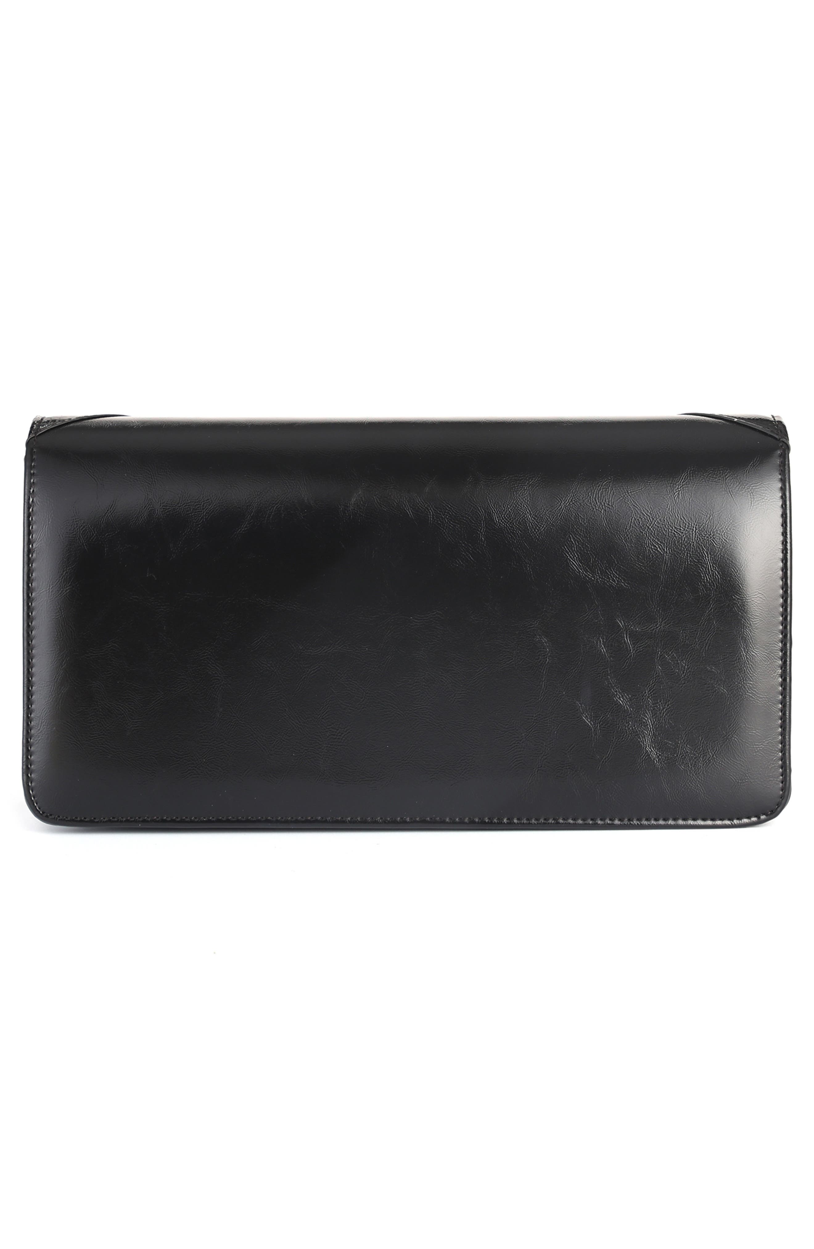 NINETY UNION Dressy Envelope Clutch, Alternate, color, Black