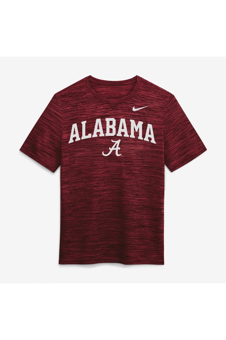 Men's Nike  Crimson Alabama Crimson Tide Primetime Arch Logo Velocity Dri-FIT T-Shirt, Main, color, Crimson