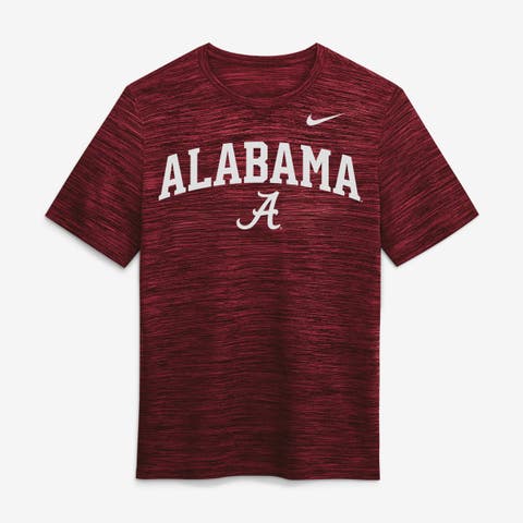 Men's Nike  Crimson Alabama Crimson Tide Primetime Arch Logo Velocity Dri-FIT T-Shirt