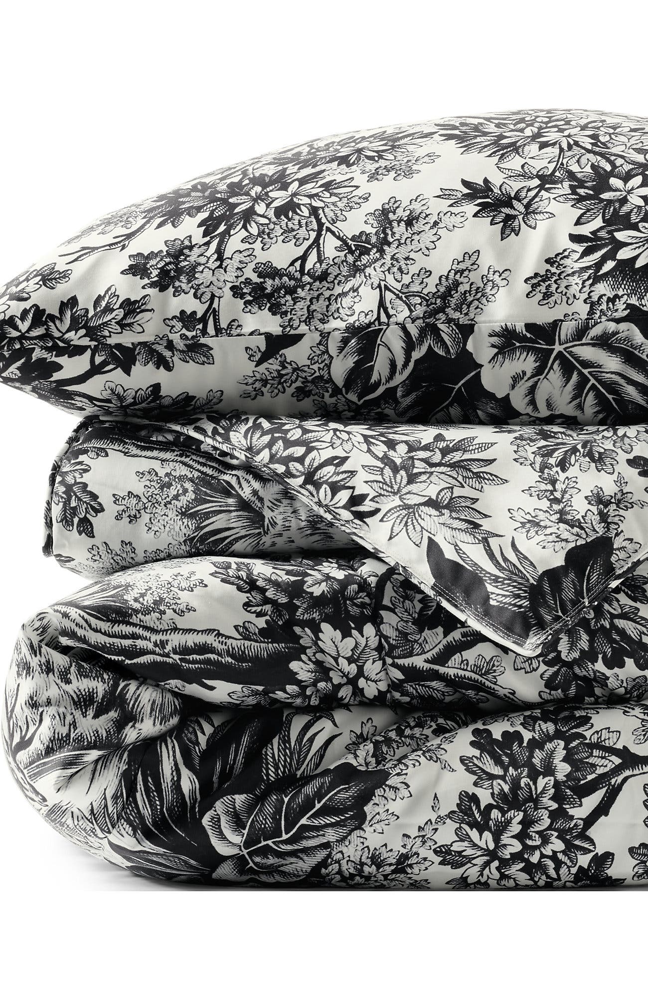 Ivory/Black Slate Toile