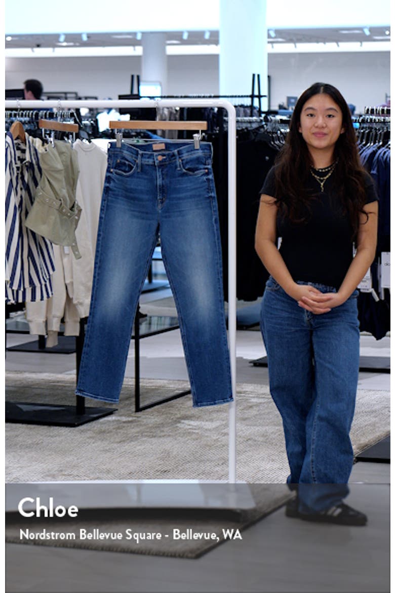 The Dazzler Mid Rise Ankle Straight Leg Jeans video