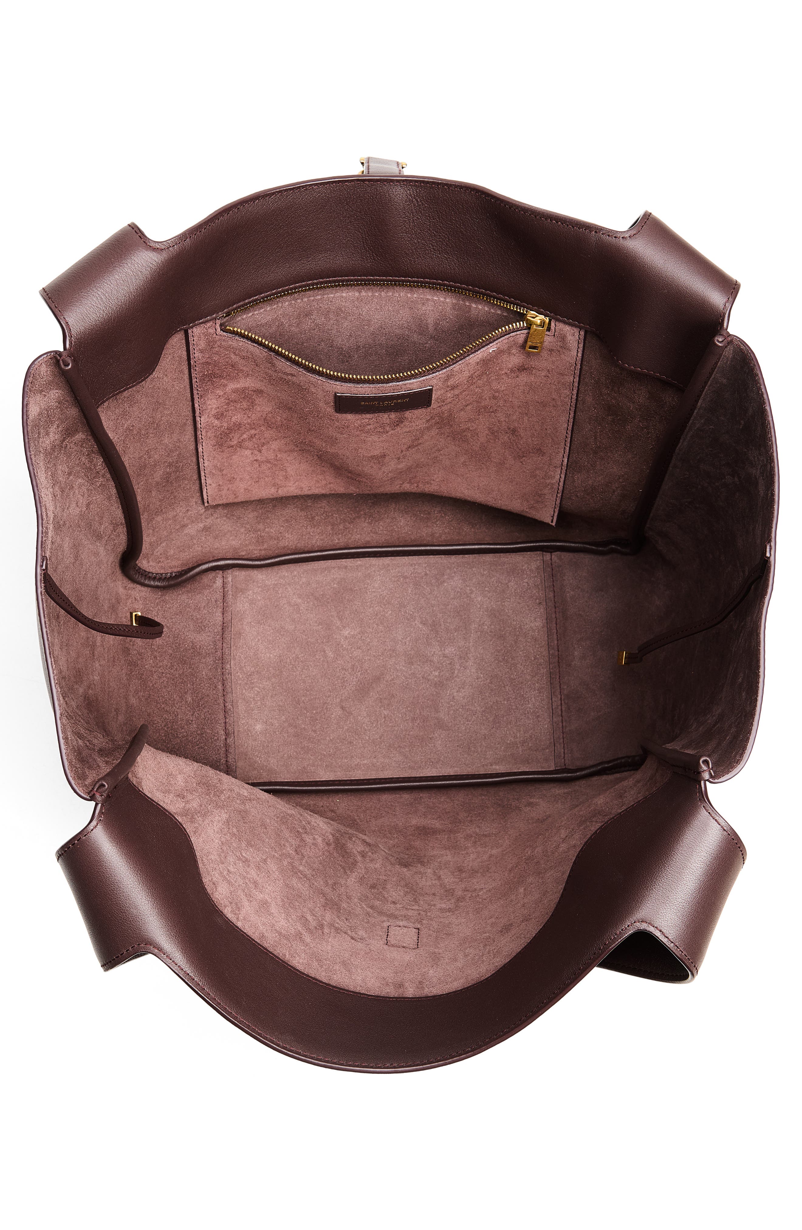 Small Le 5 À 7 Bea Leather Tote, Alternate, color, RAISIN