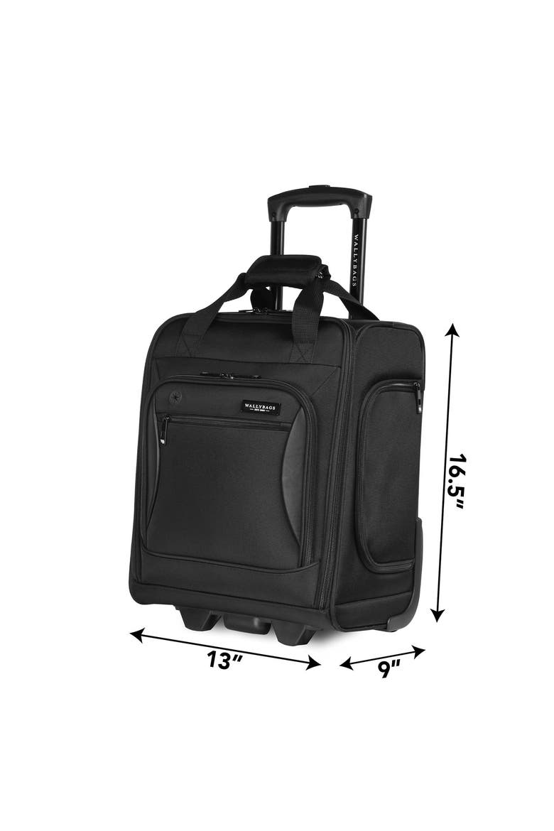 Solutions 16 Underseat Bag with Padded Electronics Pockets, Alternate, color, Black