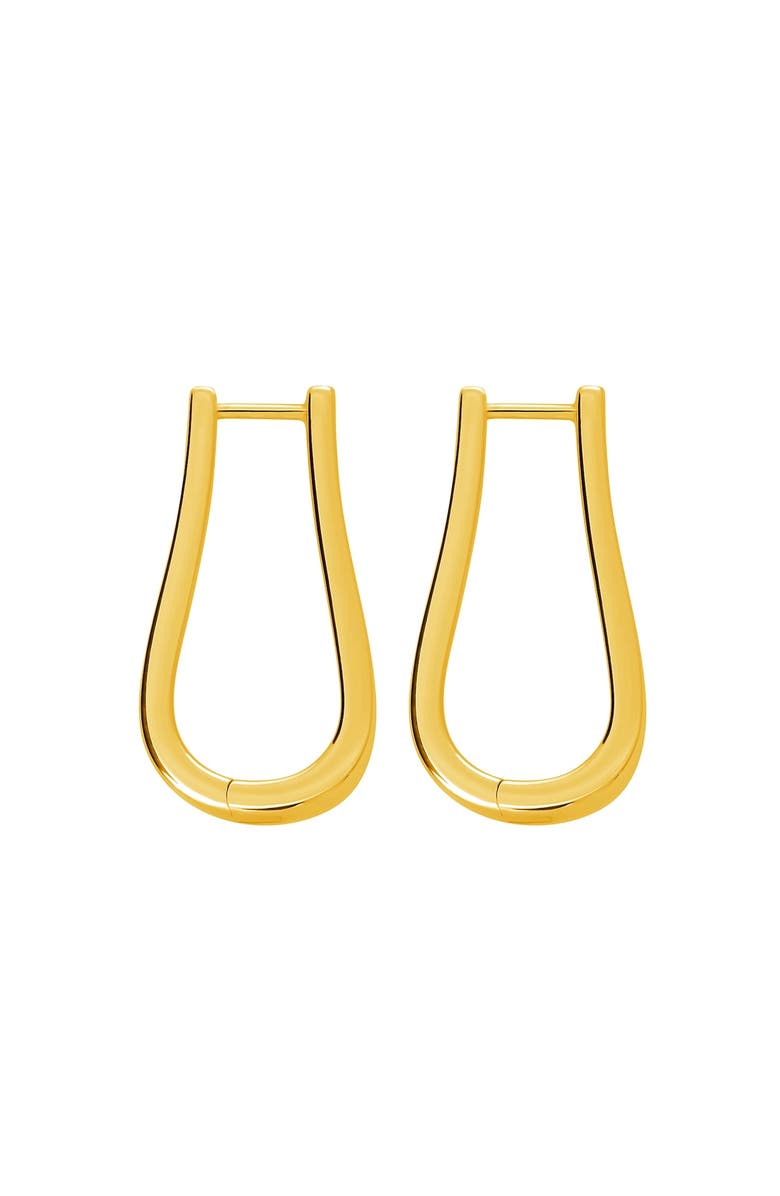 Lucy Quartermaine Petal Hoops, Main, color, Gold