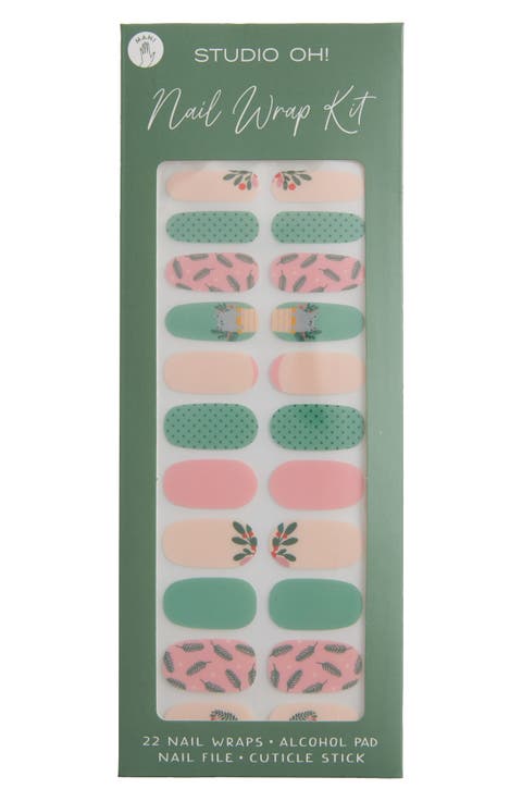 Festive Felines Nail Wrap Kit