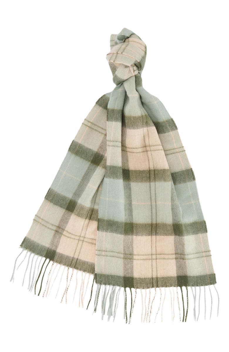 Barbour Tartan Wool & Cashmere Scarf, Alternate, color, 