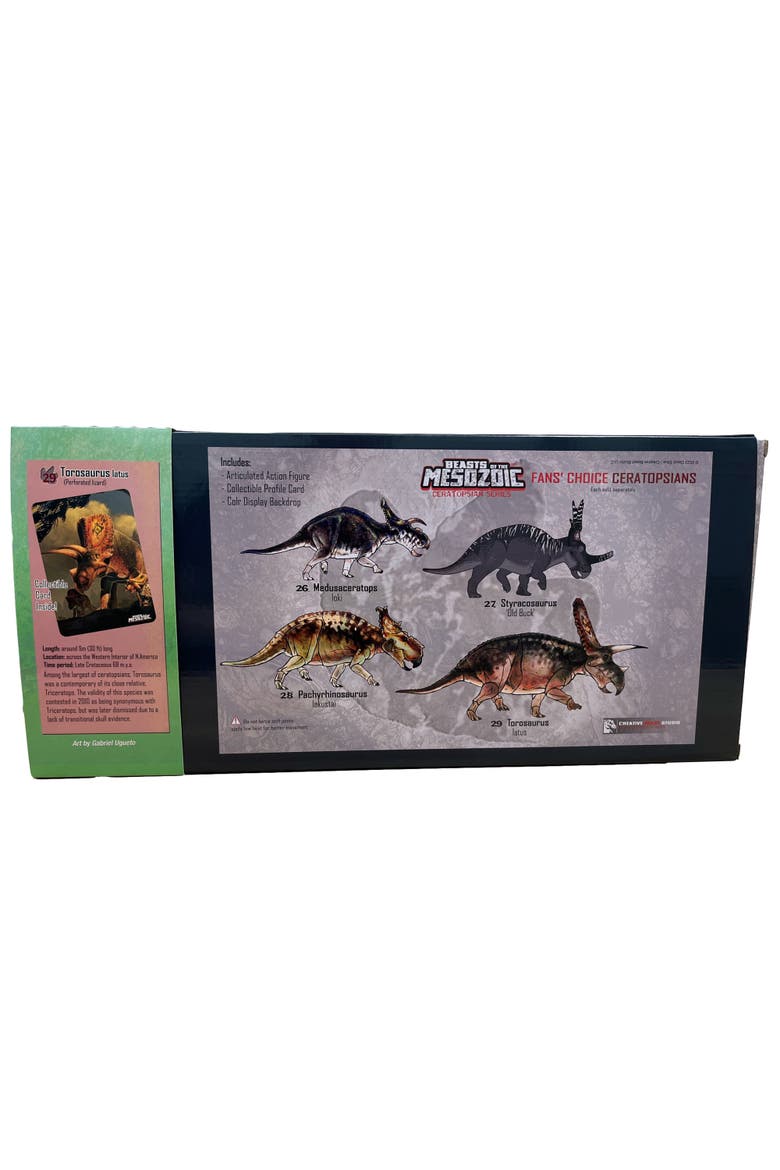Torosaurus Latus, Alternate, color, Multicolored