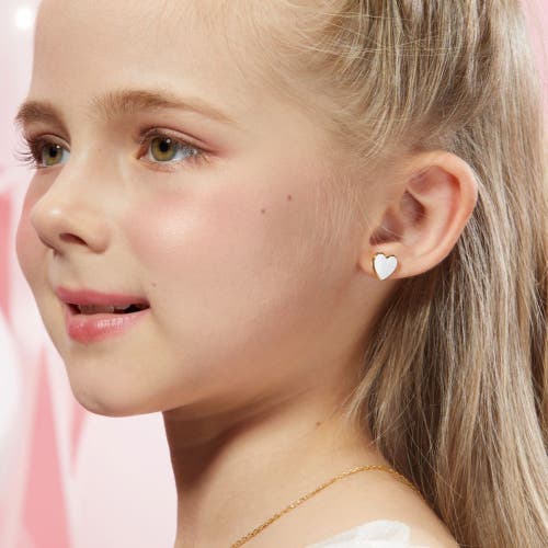 Anna Zuckerman Petit Love Studs In White