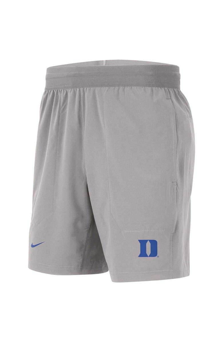 Nike Men's Nike Gray Duke Blue Devils Player Performance Shorts, Alternate, color, Gray