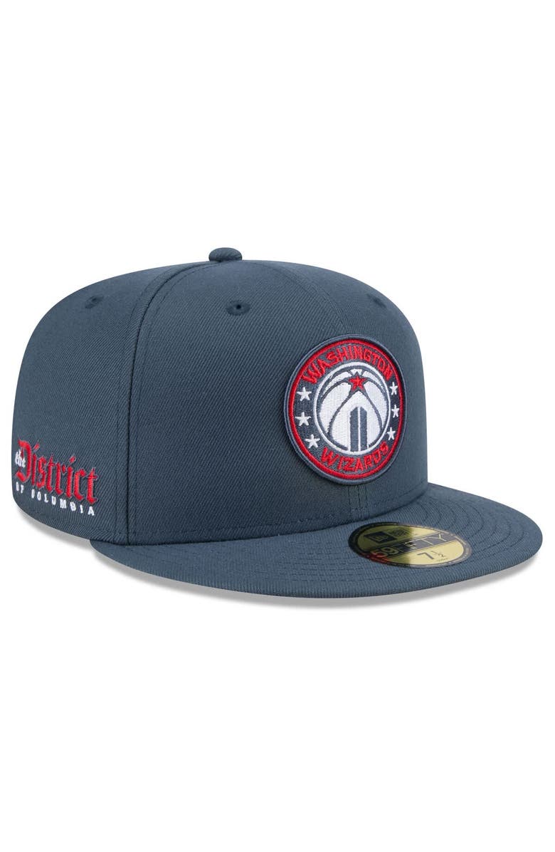 New Era Men's New Era  Navy Washington Wizards 2024/25 City Edition Alternate 59FIFTY Fitted Hat, Alternate, color, 