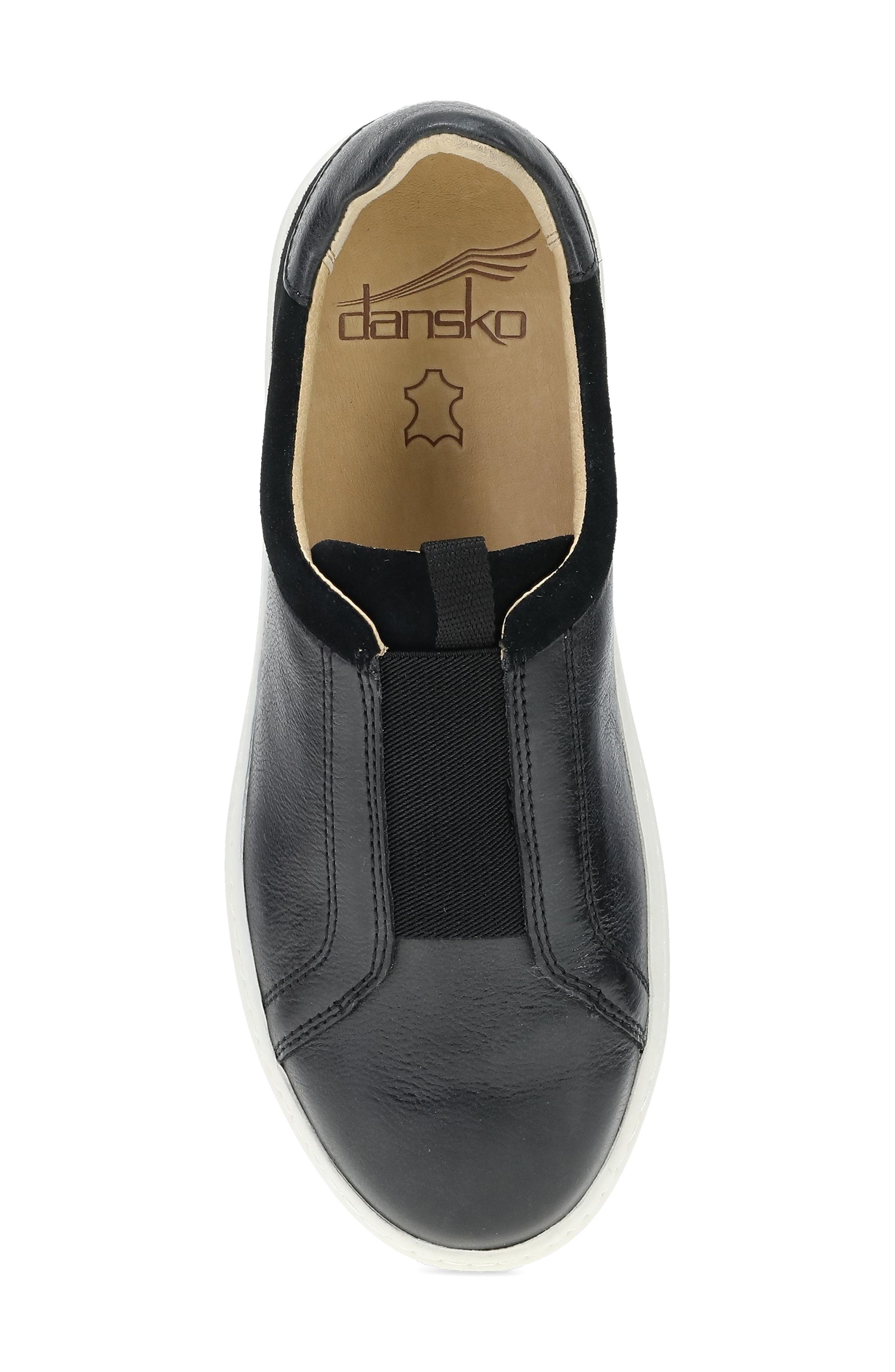 Dansko Jenn Slip-On Sneaker, Alternate, color, Black