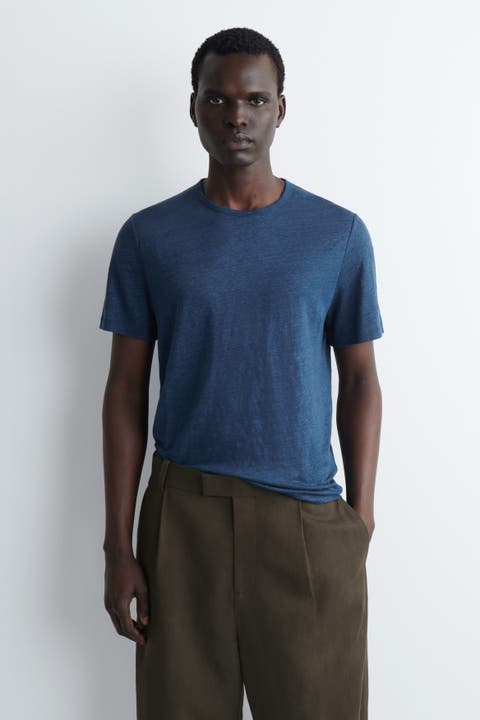 Linen-jersey T-shirt