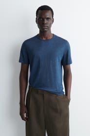 COS Linen-jersey T-shirt