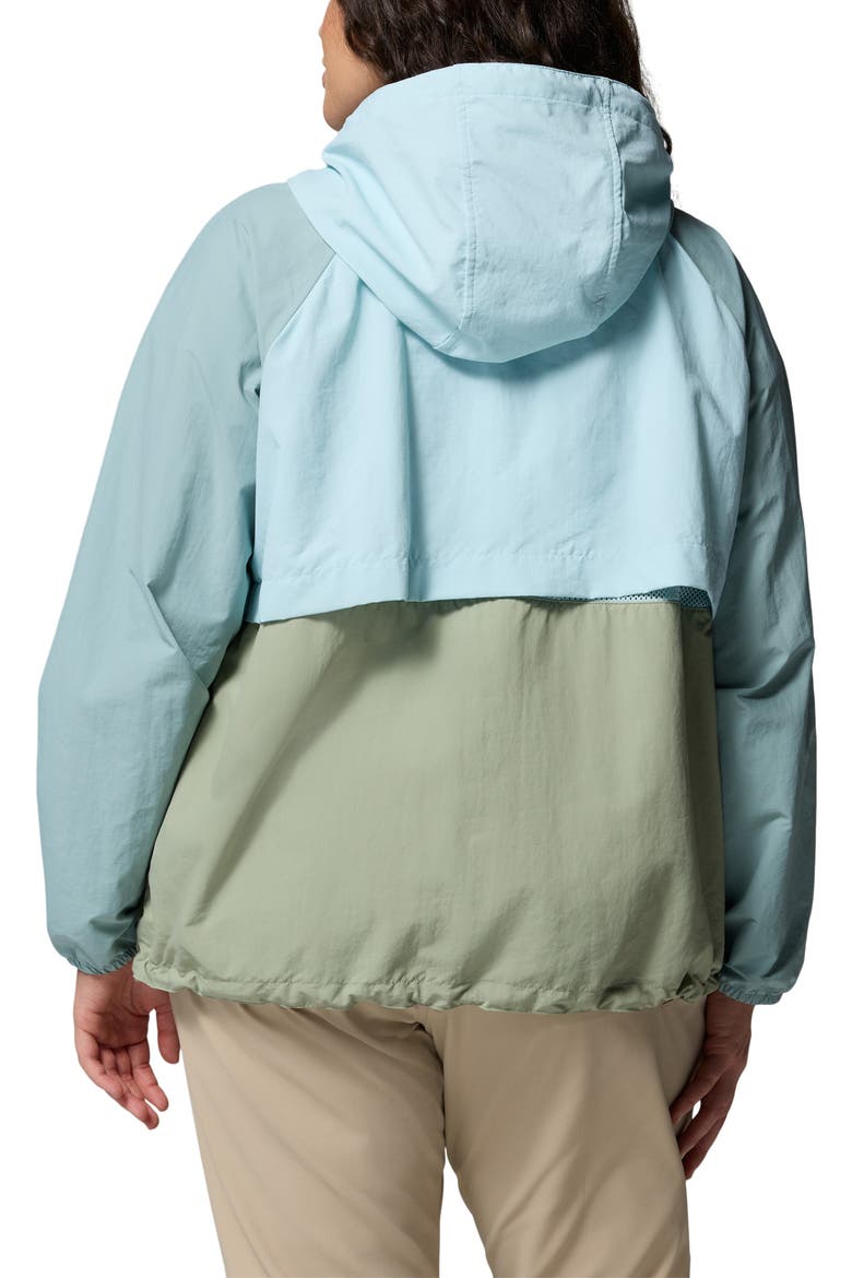 Spire Valley Water Repellent Windbreaker, Alternate, color, SAFARI/ MARINE LIGHT/ BLUE