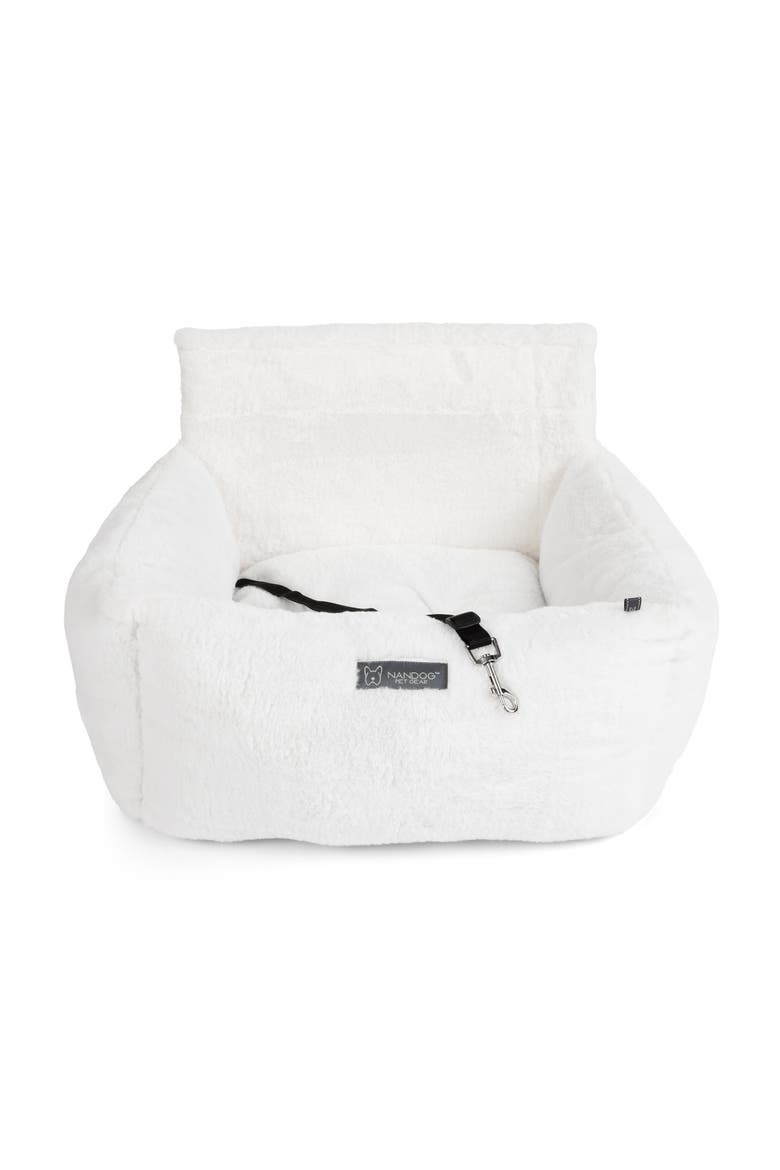 Cloud Dog  Car Seat, Main, color, Pearl White
